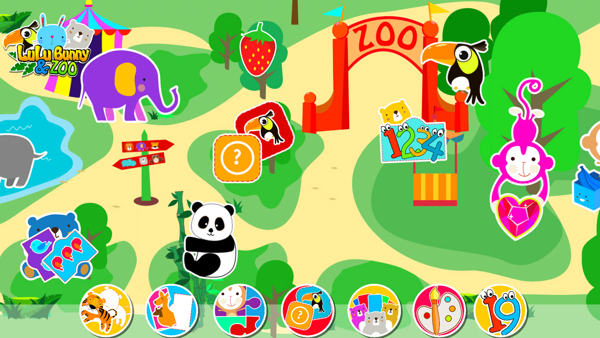 LULU ZOO KIDS GAMES